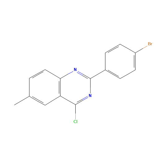2-(4-bromophenyl)-4-chloro-6-methylquinazoline (CAS: 405933-97-3) - Related Chemical Product
