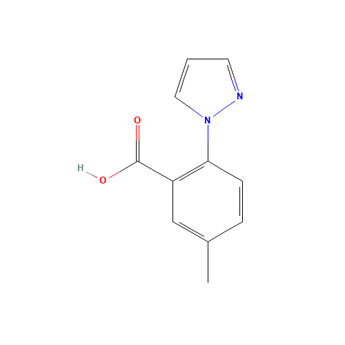 5-methyl-2-pyrazol-1-ylbenzoic acid (CAS: 1214622-46-4) - Related Chemical Product