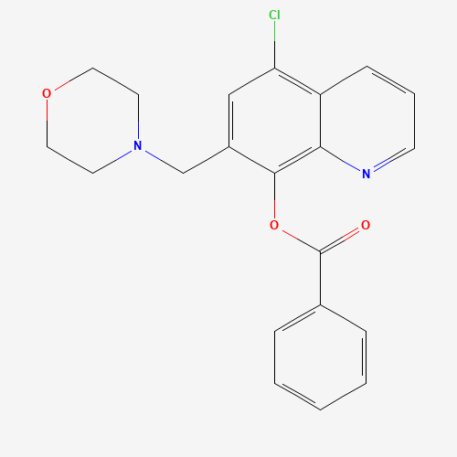 [5-chloro-7-(morpholin-4-ylmethyl)quinolin-8-yl] benzoate (CAS: 457650-74-7) - Related Chemical Product