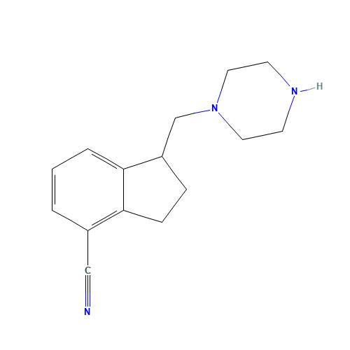 1-(piperazin-1-ylmethyl)-2,3-dihydro-1H-indene-4-carbonitrile (CAS: 1374357-63-7) - Related Chemical Product