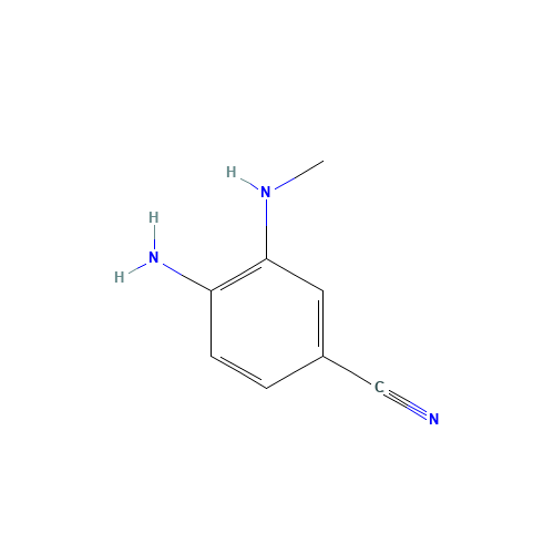 4-amino-3-(methylamino)benzonitrile (CAS: 64910-49-2) - Related Chemical Product