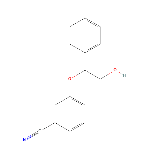 3-(2-hydroxy-1-phenylethoxy)benzonitrile (CAS: 1416575-89-7) - Related Chemical Product