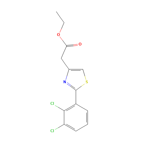 ethyl 2-[2-(2,3-dichlorophenyl)-1,3-thiazol-4-yl]acetate (CAS: 78782-93-1) - Related Chemical Product