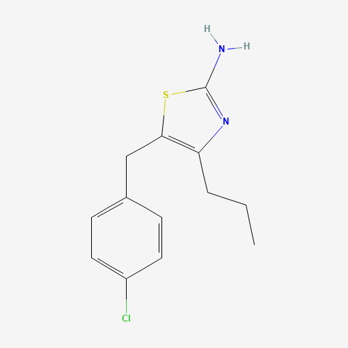 5-[(4-chlorophenyl)methyl]-4-propyl-1,3-thiazol-2-amine (CAS: 1200399-17-2) - Related Chemical Product