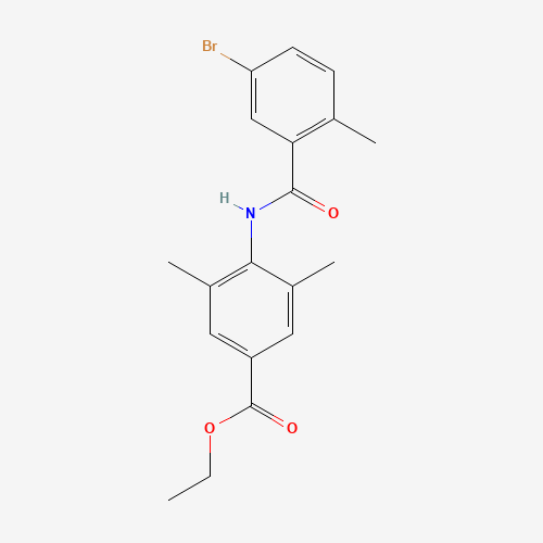 ethyl 4-[(5-bromo-2-methylbenzoyl)amino]-3,5-dimethylbenzoate (CAS: 1529761-04-3) - Related Chemical Product