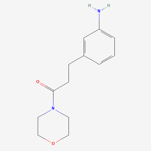 3-(3-aminophenyl)-1-morpholin-4-ylpropan-1-one (CAS: 895635-61-7) - Related Chemical Product