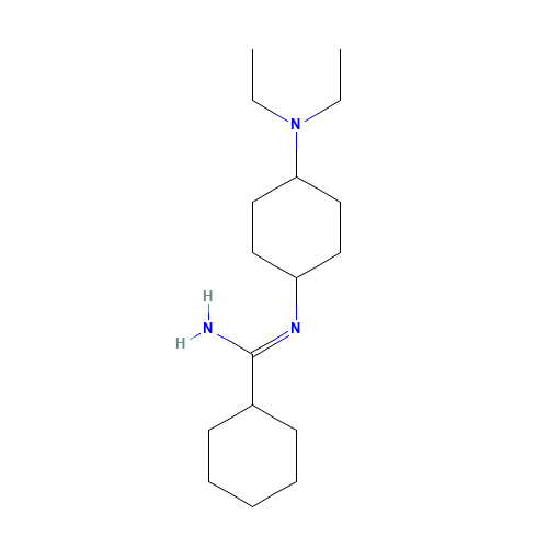 N'-[4-(diethylamino)cyclohexyl]cyclohexanecarboximidamide (CAS: 47083-68-1) - Related Chemical Product