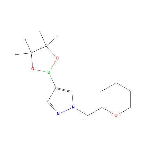 1-(oxan-2-ylmethyl)-4-(4,4,5,5-tetramethyl-1,3,2-dioxaborolan-2-yl)pyrazole (CAS: 1000802-49-2) - Related Chemical Product