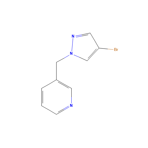 3-[(4-bromopyrazol-1-yl)methyl]pyridine (CAS: 850349-24-5) - Related Chemical Product