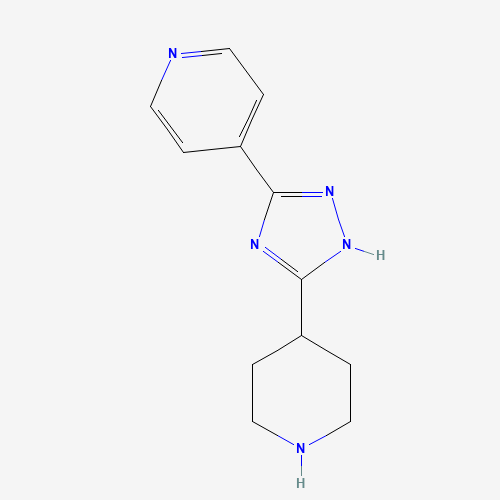 4-(5-piperidin-4-yl-1H-1,2,4-triazol-3-yl)pyridine (CAS: 893755-61-8) - Related Chemical Product