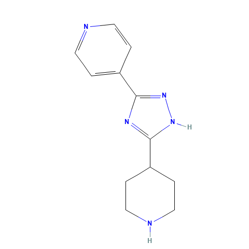 4-(5-piperidin-4-yl-1H-1,2,4-triazol-3-yl)pyridine (CAS: 893755-61-8) - Related Chemical Product