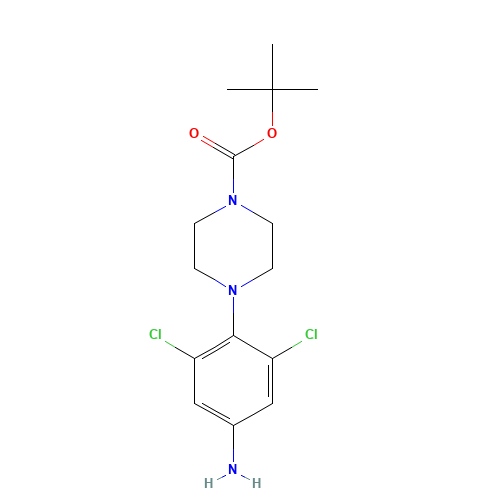tert-butyl 4-(4-amino-2,6-dichlorophenyl)piperazine-1-carboxylate (CAS: 351325-24-1) - Related Chemical Product