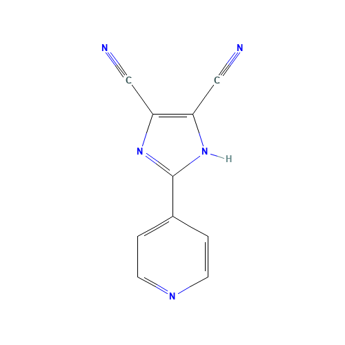 2-pyridin-4-yl-1H-imidazole-4,5-dicarbonitrile (CAS: 51294-32-7) - Related Chemical Product