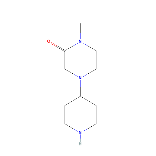 1-methyl-4-piperidin-4-ylpiperazin-2-one (CAS: 864292-98-8) - Related Chemical Product