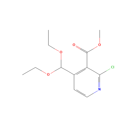 methyl 2-chloro-4-(diethoxymethyl)pyridine-3-carboxylate (CAS: 219908-82-4) - Related Chemical Product