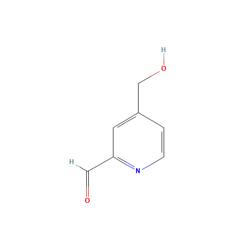 4-(hydroxymethyl)pyridine-2-carbaldehyde (CAS: 212914-74-4) - Chemical Structure and Molecular Formula 