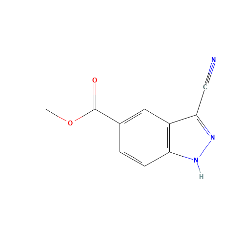 methyl 3-cyano-1H-indazole-5-carboxylate (CAS: 1190319-99-3) - Related Chemical Product