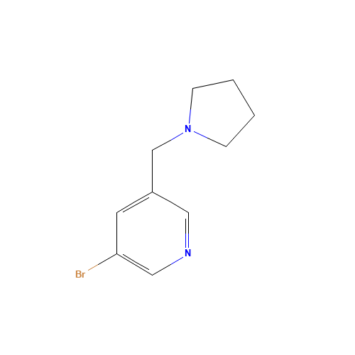 3-bromo-5-(pyrrolidin-1-ylmethyl)pyridine (CAS: 183608-59-5) - Related Chemical Product