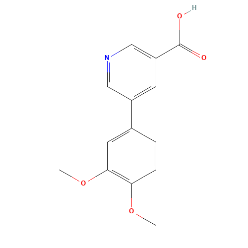 5-(3,4-dimethoxyphenyl)pyridine-3-carboxylic acid (CAS: 887973-42-4) - Related Chemical Product
