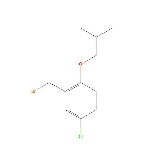 2-(bromomethyl)-4-chloro-1-(2-methylpropoxy)benzene (CAS: 1035201-85-4) - Related Chemical Product
