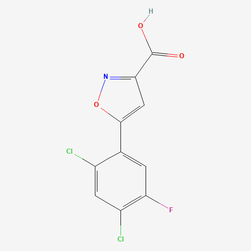 5-(2,4-dichloro-5-fluorophenyl)-1,2-oxazole-3-carboxylic acid (CAS: 763109-73-5) - Related Chemical Product