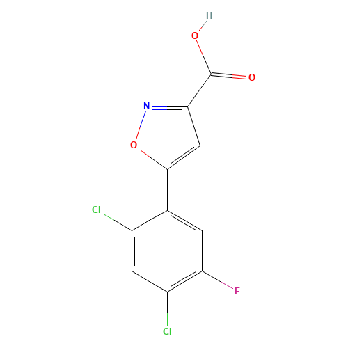 5-(2,4-dichloro-5-fluorophenyl)-1,2-oxazole-3-carboxylic acid (CAS: 763109-73-5) - Related Chemical Product