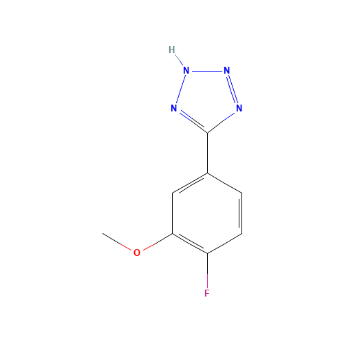 5-(4-fluoro-3-methoxyphenyl)-2H-tetrazole (CAS: 1092657-05-0) - Related Chemical Product