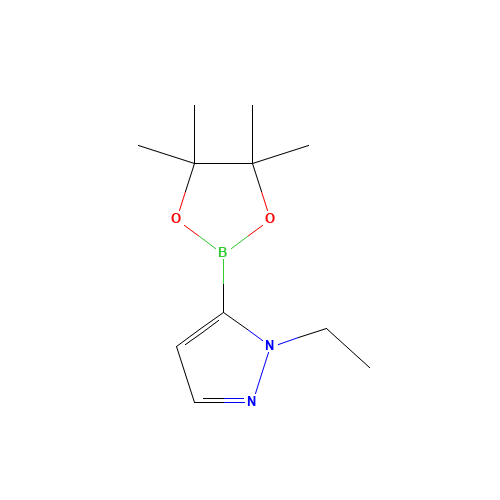 1-ethyl-5-(4,4,5,5-tetramethyl-1,3,2-dioxaborolan-2-yl)pyrazole (CAS: 1007110-53-3) - Related Chemical Product