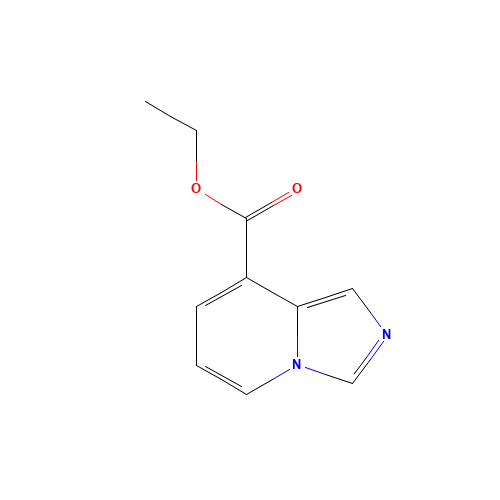 ethyl imidazo[1,5-a]pyridine-8-carboxylate (CAS: 697739-12-1) - Chemical Structure and Molecular Formula 
