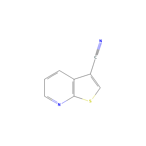 thieno[2,3-b]pyridine-3-carbonitrile (CAS: 53399-38-5) - Chemical Structure and Molecular Formula 