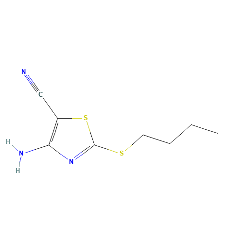 4-amino-2-butylsulfanyl-1,3-thiazole-5-carbonitrile (CAS: 59972-67-7) - Related Chemical Product
