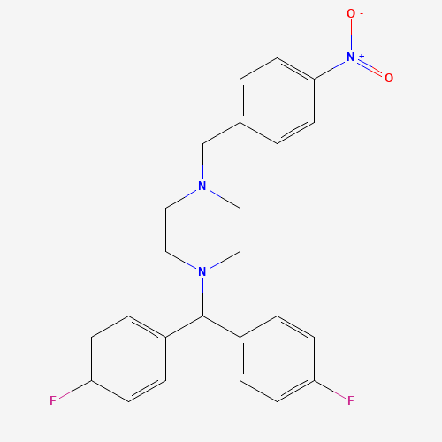 1-[bis(4-fluorophenyl)methyl]-4-[(4-nitrophenyl)methyl]piperazine (CAS: 914349-64-7) - Related Chemical Product