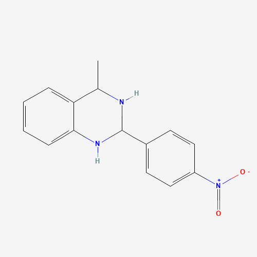 4-methyl-2-(4-nitrophenyl)-1,2,3,4-tetrahydroquinazoline (CAS: 84570-89-8) - Related Chemical Product