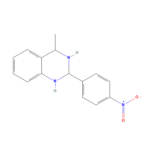 4-methyl-2-(4-nitrophenyl)-1,2,3,4-tetrahydroquinazoline (CAS: 84570-89-8) - Related Chemical Product