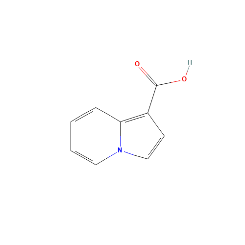 indolizine-1-carboxylic acid (CAS: 90347-97-0) - Chemical Structure and Molecular Formula 