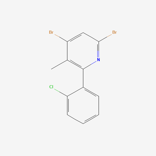 4,6-dibromo-2-(2-chlorophenyl)-3-methylpyridine (CAS: 444664-42-0) - Related Chemical Product