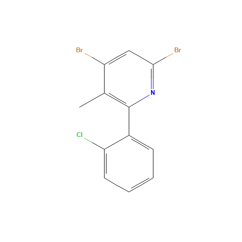 4,6-dibromo-2-(2-chlorophenyl)-3-methylpyridine (CAS: 444664-42-0) - Related Chemical Product