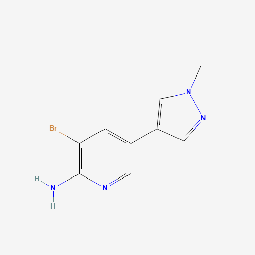 3-bromo-5-(1-methylpyrazol-4-yl)pyridin-2-amine (CAS: 1478859-34-5) - Related Chemical Product