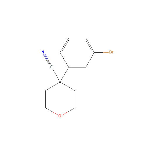 4-(3-bromophenyl)oxane-4-carbonitrile (CAS: 245439-36-5) - Related Chemical Product