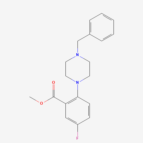 methyl 2-(4-benzylpiperazin-1-yl)-5-fluorobenzoate (CAS: 1256633-30-3) - Related Chemical Product
