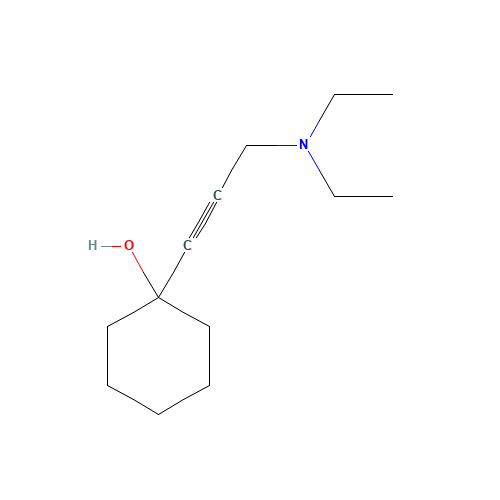 1-[3-(diethylamino)prop-1-ynyl]cyclohexan-1-ol (CAS: 19759-94-5) - Related Chemical Product