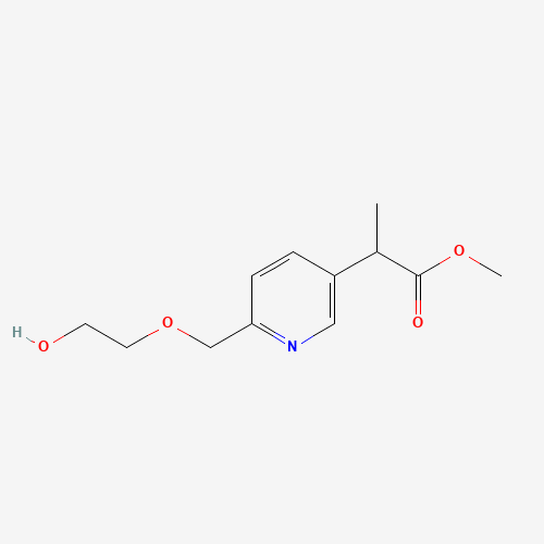 methyl 2-[6-(2-hydroxyethoxymethyl)pyridin-3-yl]propanoate (CAS: 1419603-04-5) - Related Chemical Product