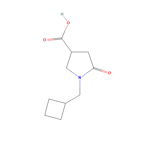 1-(cyclobutylmethyl)-5-oxopyrrolidine-3-carboxylic acid (CAS: 1095669-04-7) - Related Chemical Product
