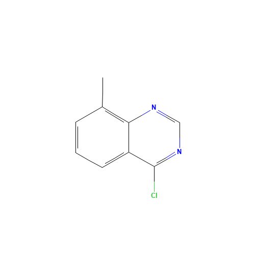 4-chloro-8-methylquinazoline (CAS: 58421-80-0) - Chemical Structure and Molecular Formula 