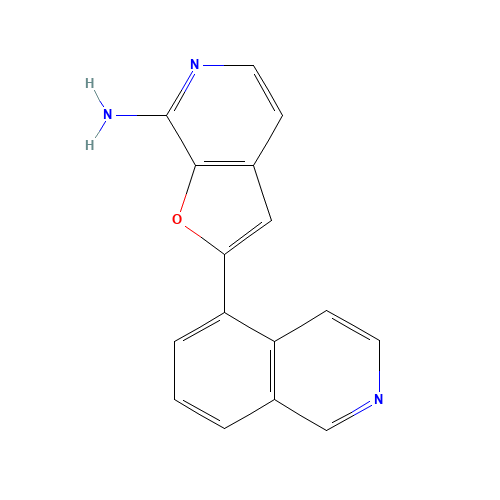 2-isoquinolin-5-ylfuro[2,3-c]pyridin-7-amine (CAS: 1326713-81-8) - Related Chemical Product