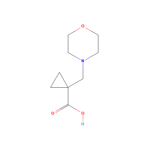 1-(morpholin-4-ylmethyl)cyclopropane-1-carboxylic acid (CAS: 1257236-69-3) - Related Chemical Product