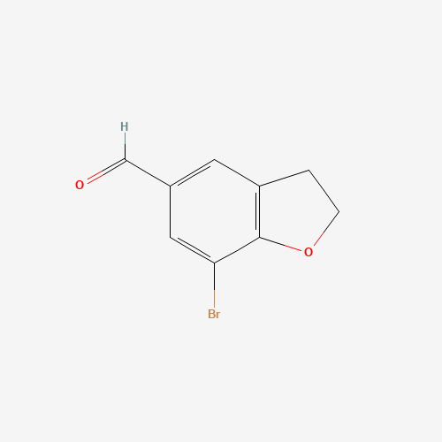 7-bromo-2,3-dihydro-1-benzofuran-5-carbaldehyde (CAS: 875551-14-7) - Related Chemical Product