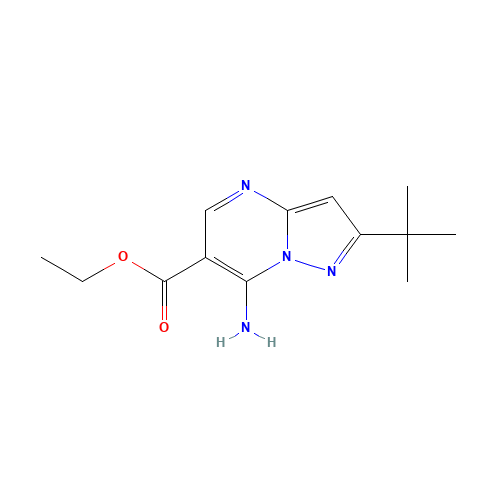 ethyl 7-amino-2-tert-butylpyrazolo[1,5-a]pyrimidine-6-carboxylate (CAS: 98710-44-2) - Related Chemical Product