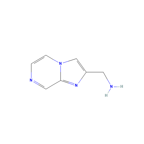 imidazo[1,2-a]pyrazin-2-ylmethanamine (CAS: 1019030-08-0) - Chemical Structure and Molecular Formula 