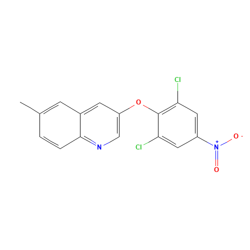 3-(2,6-dichloro-4-nitrophenoxy)-6-methylquinoline (CAS: 315228-47-8) - Related Chemical Product